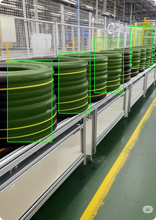 Tyre conveyor system